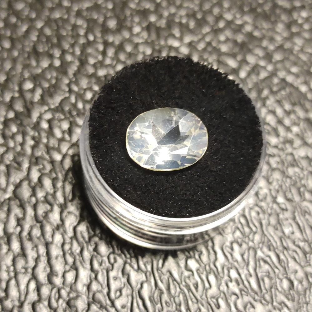 Faceted Clear Morganite Gemstone #136